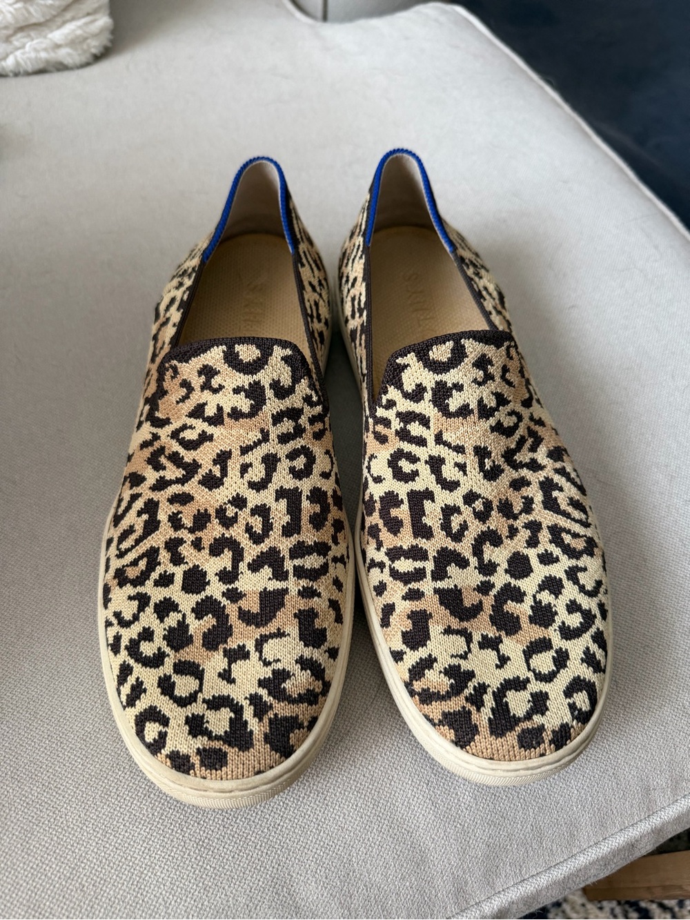 Rothy’s Leopard Print Slip-On Casual Shoes